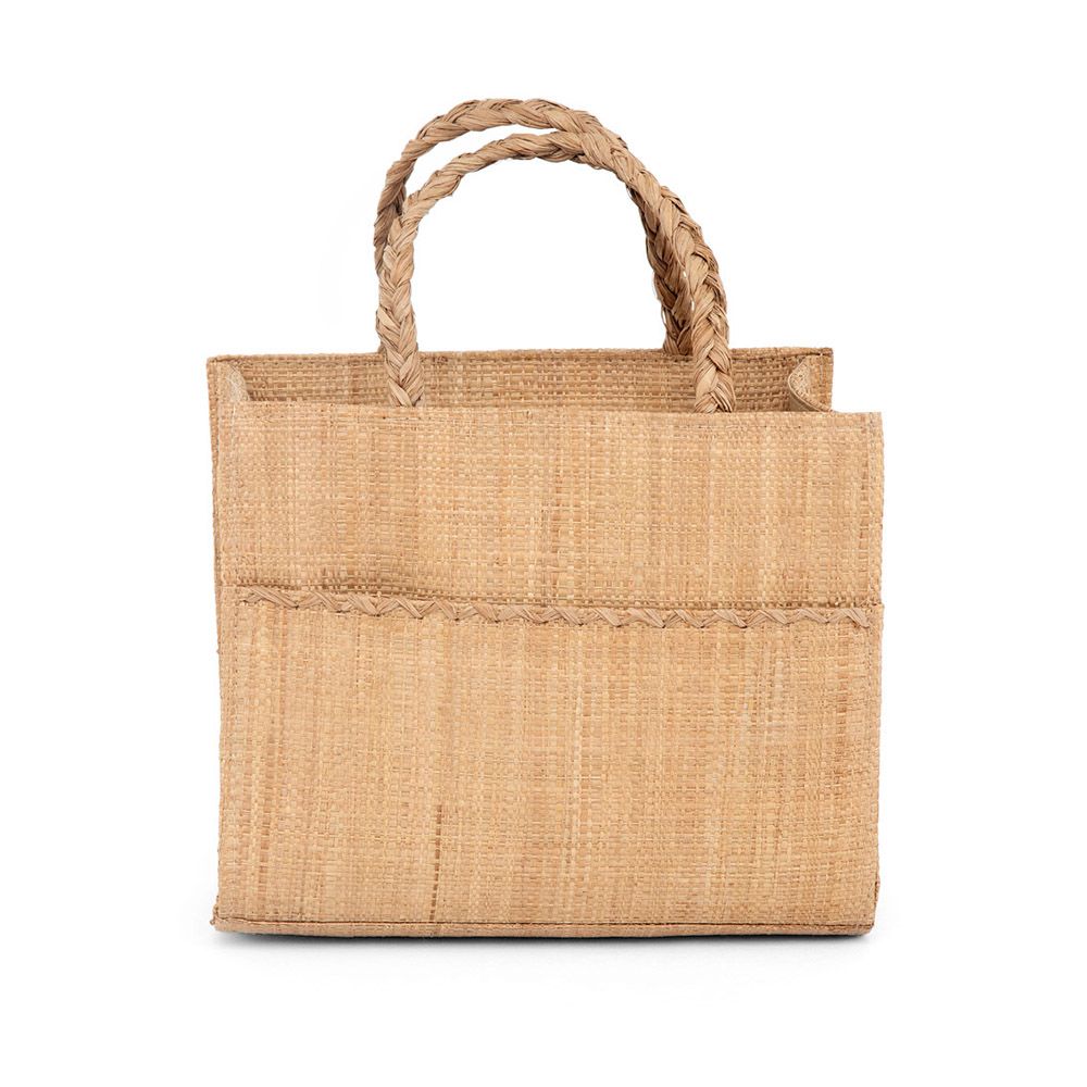 Borsa rafia rigida grande
