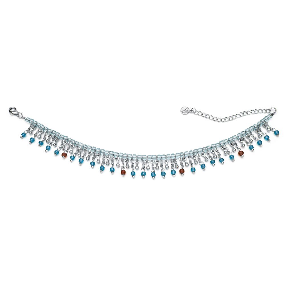 Cavigliera perline pendente