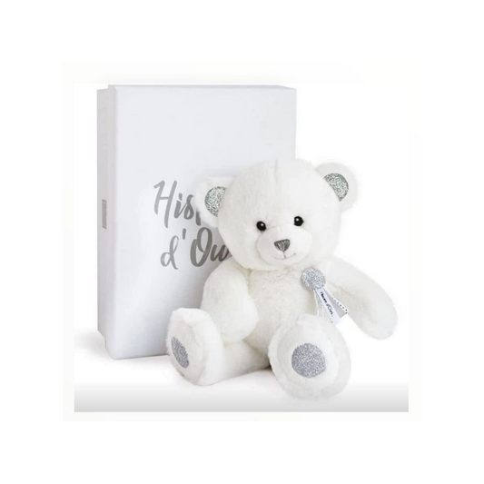 Orso peluche bianco piccolo