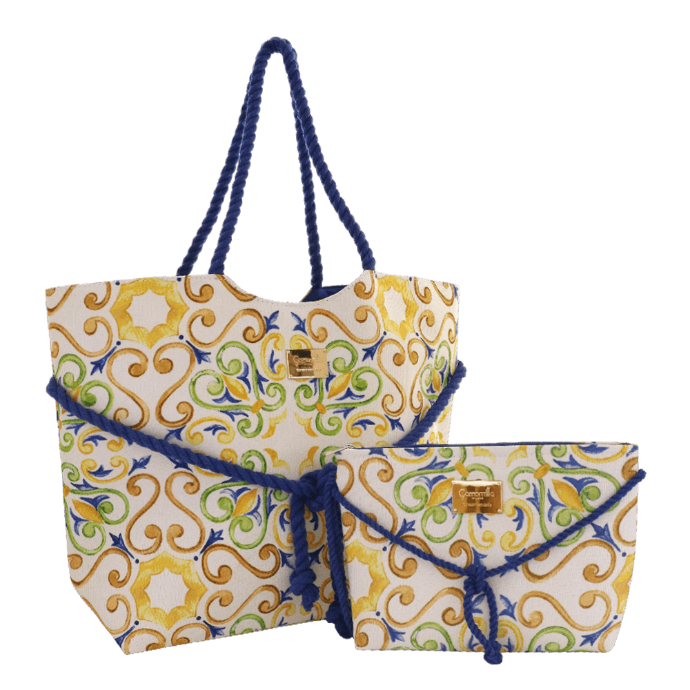 Borsa mare corda Maioliche