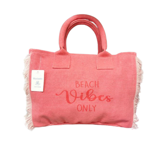 Borsa Beach Vibes corallo 37x33