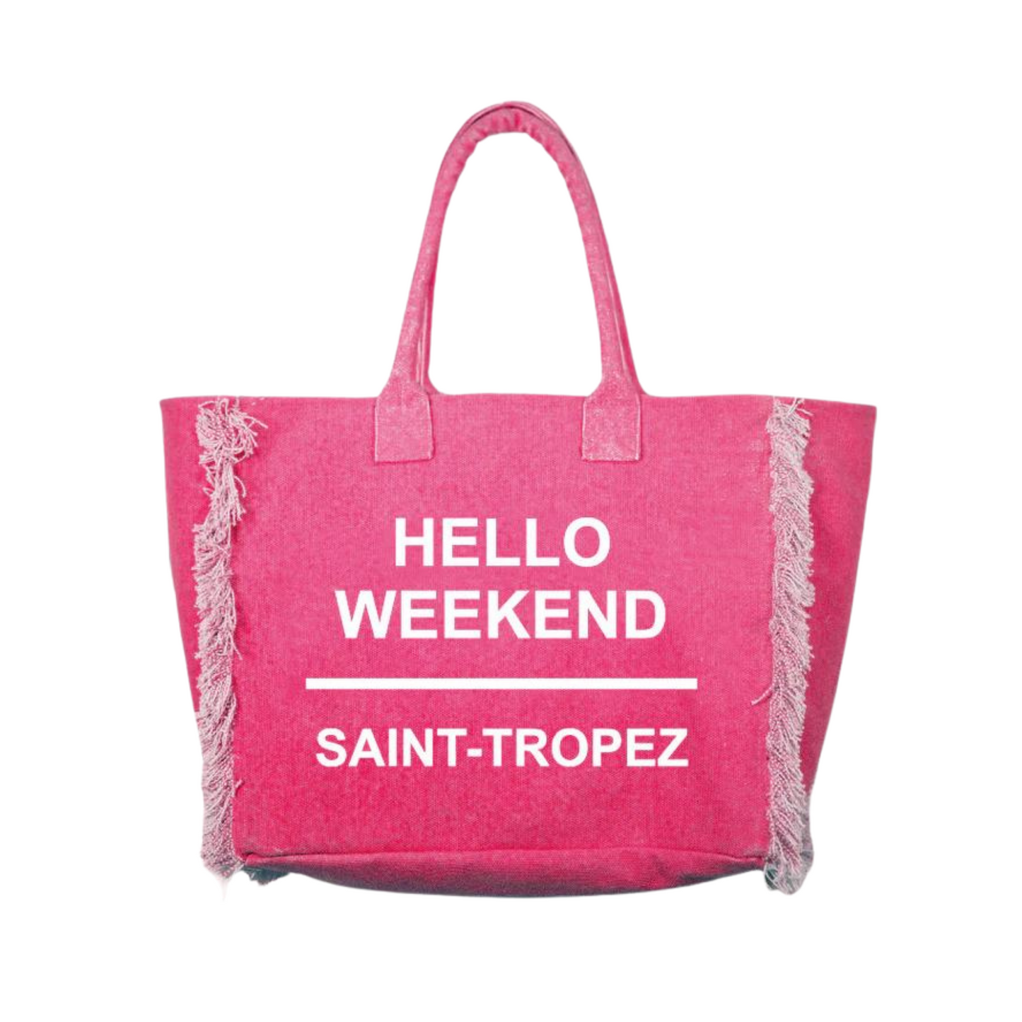 Borsa mare Hello Weekend St. Tropez rosa 37x33