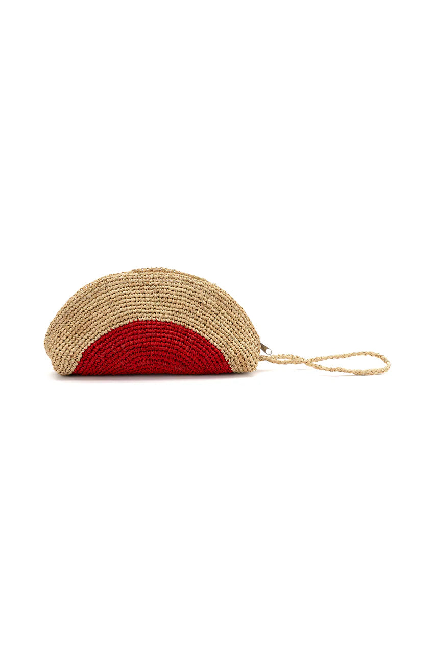 Trousse rafia ventaglio
