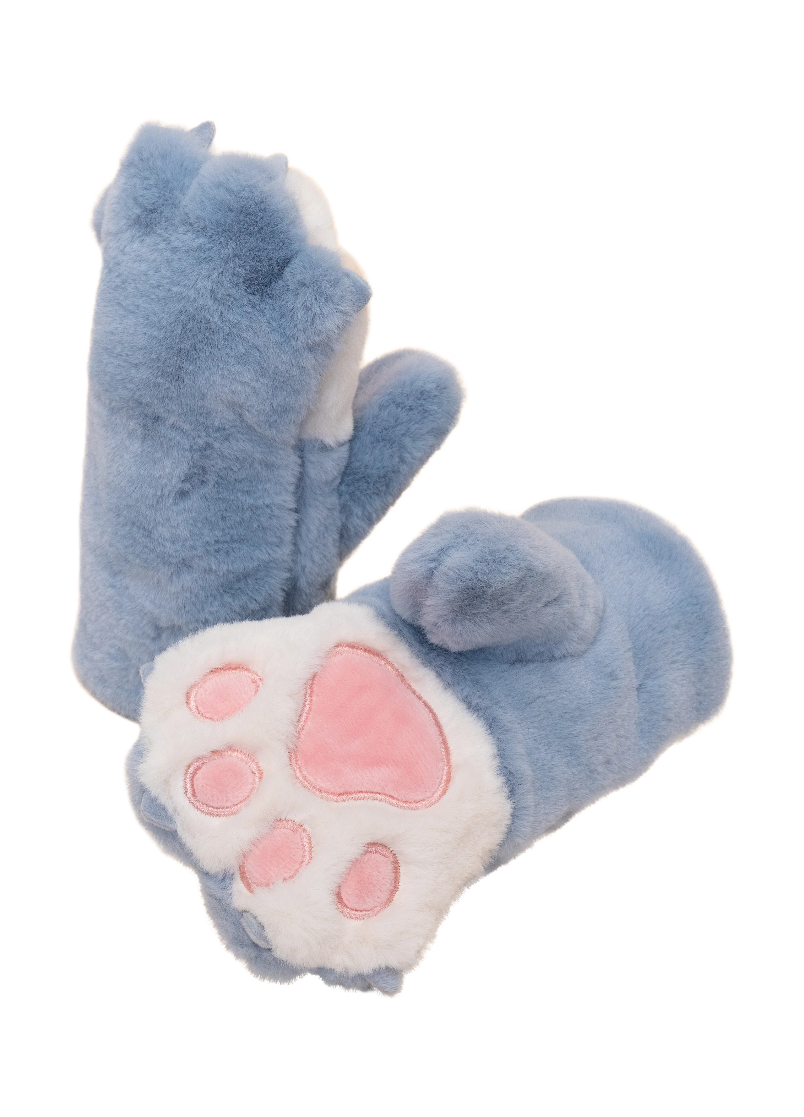 Guanti zampe blu