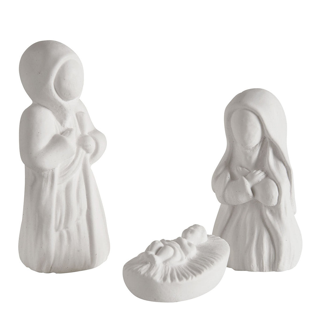 Scatola presepe in gesso