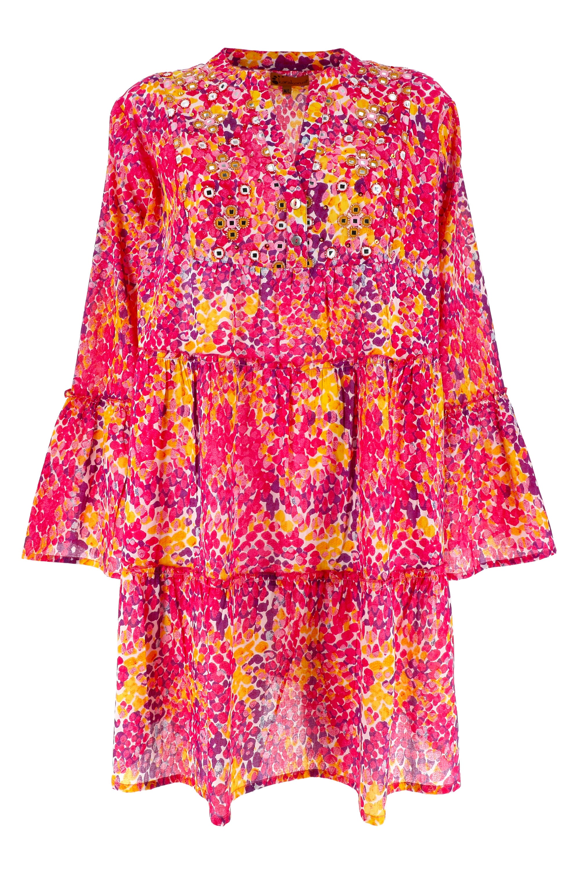 Kaftano Valeria Fucsia