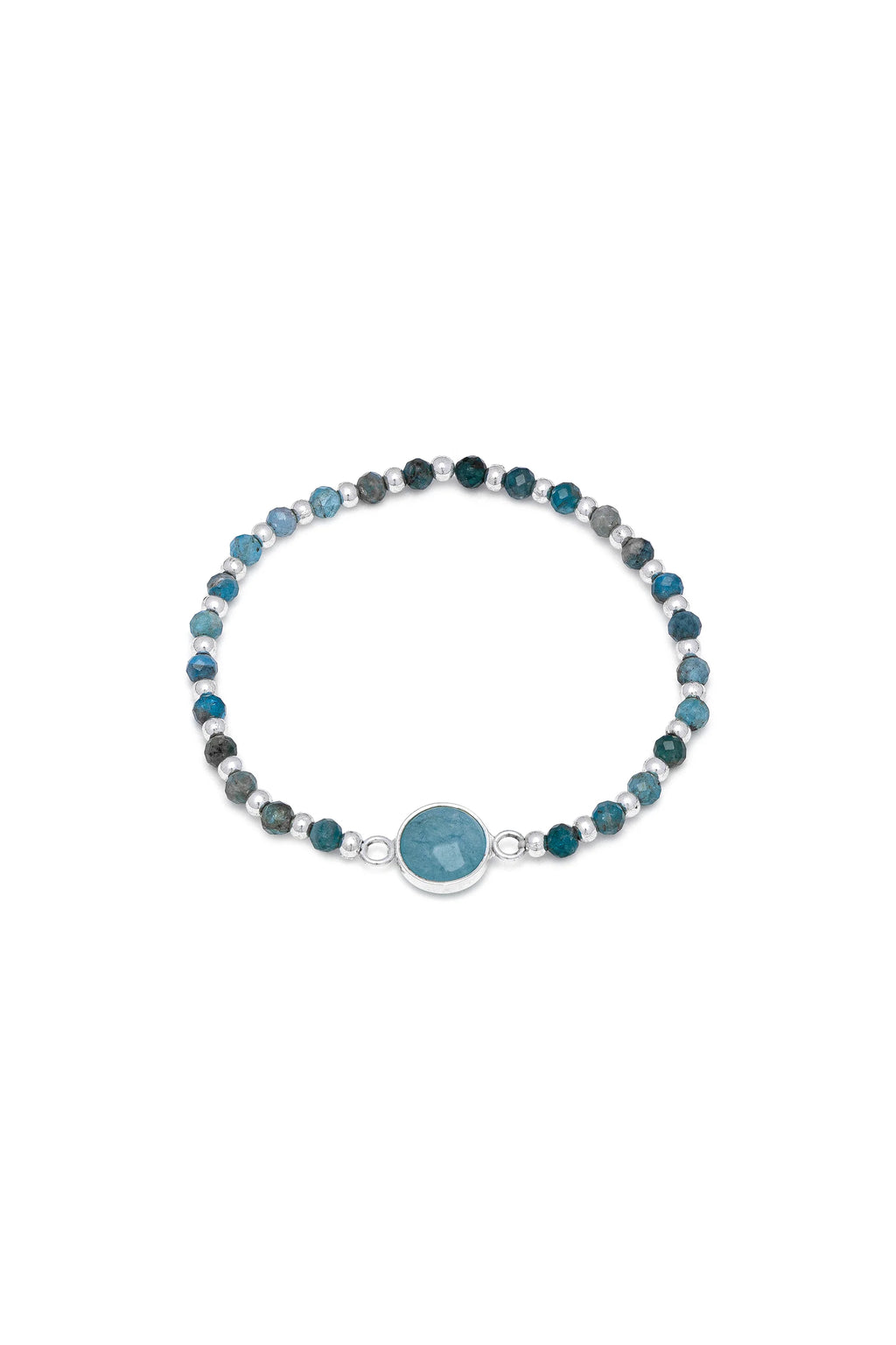 Bracciale elastico con apatite