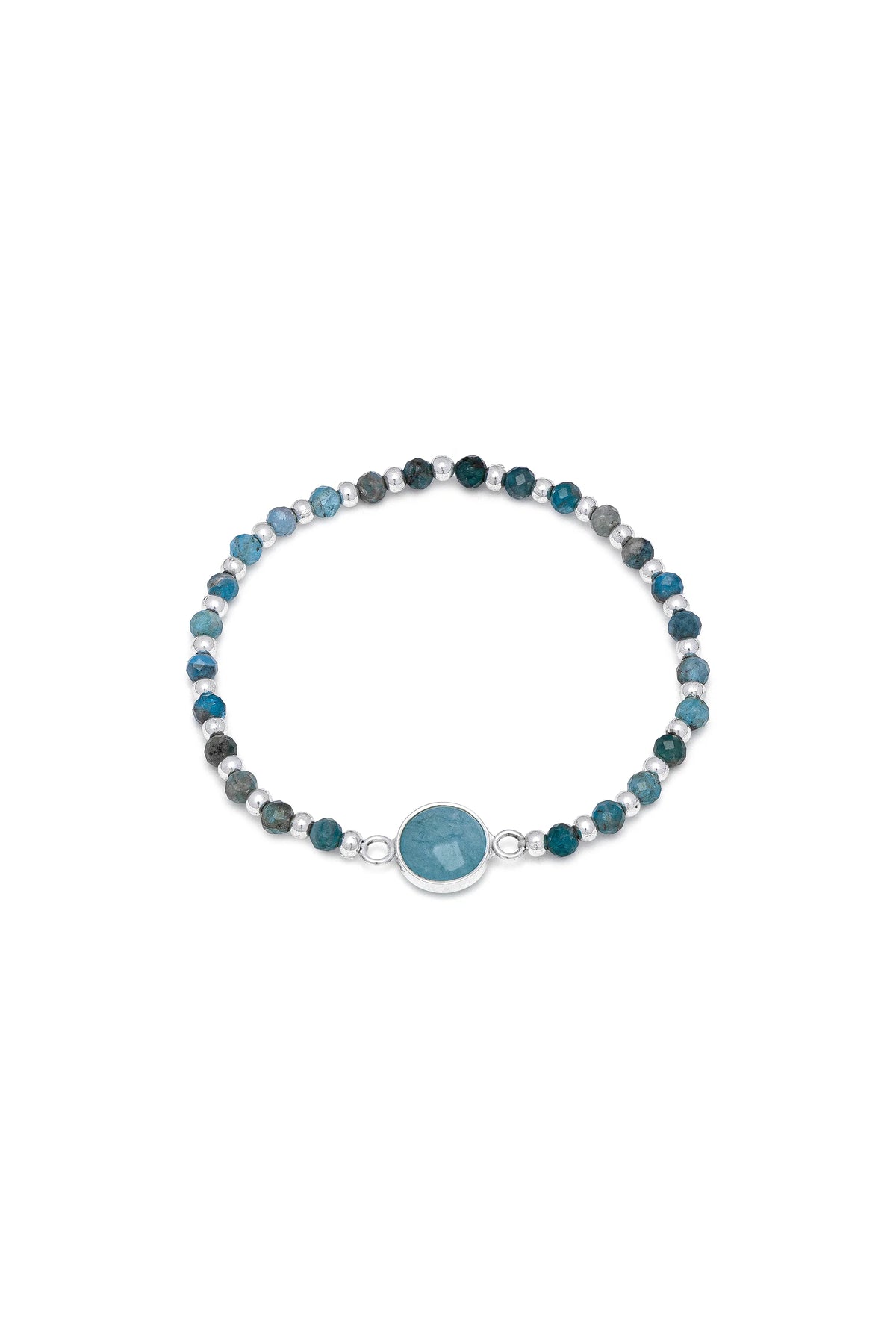 Bracciale elastico con apatite