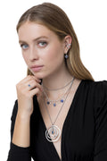 Collana con cuori in lapislazzuli