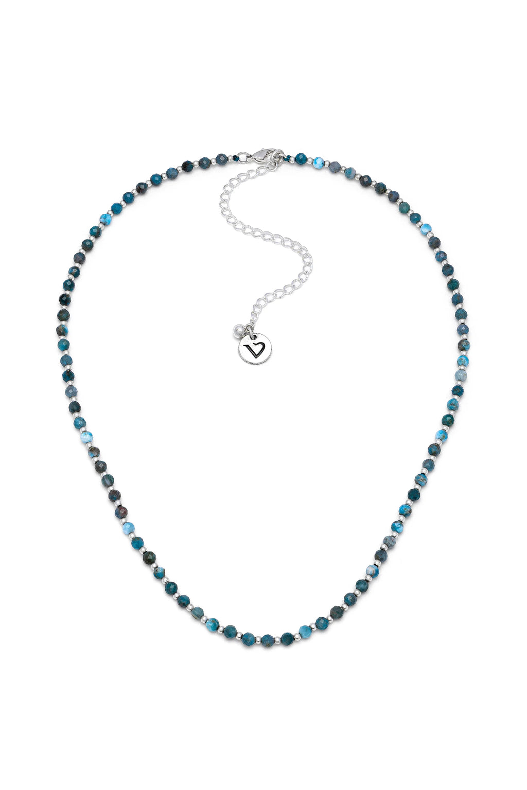 Collana corta con apatite