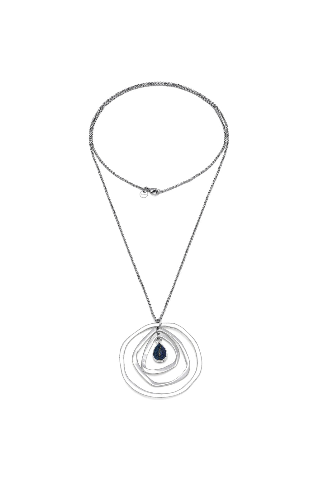 Collana lunga con pendenti lapislazzuli