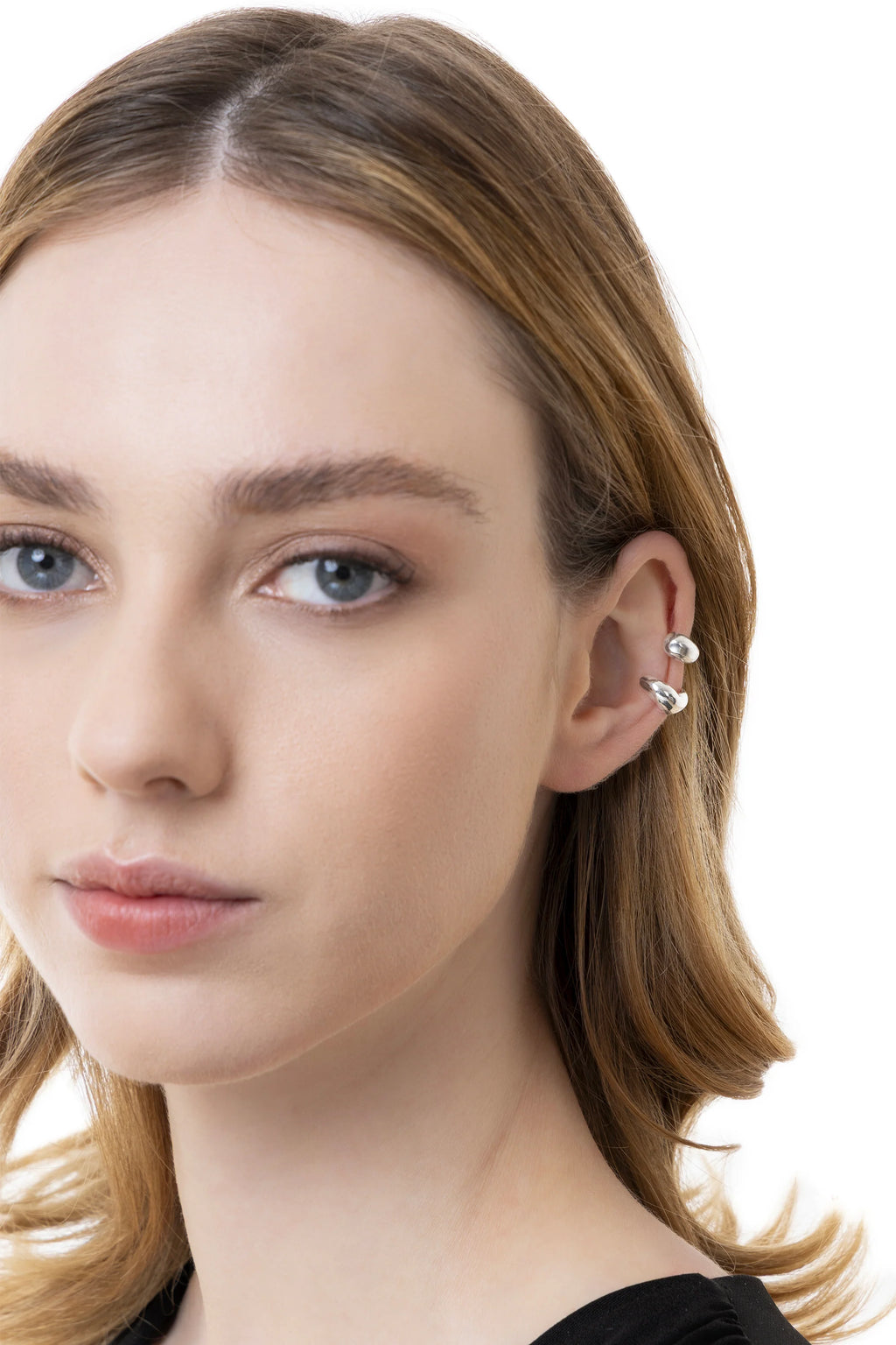Ear cuff bombato set 2