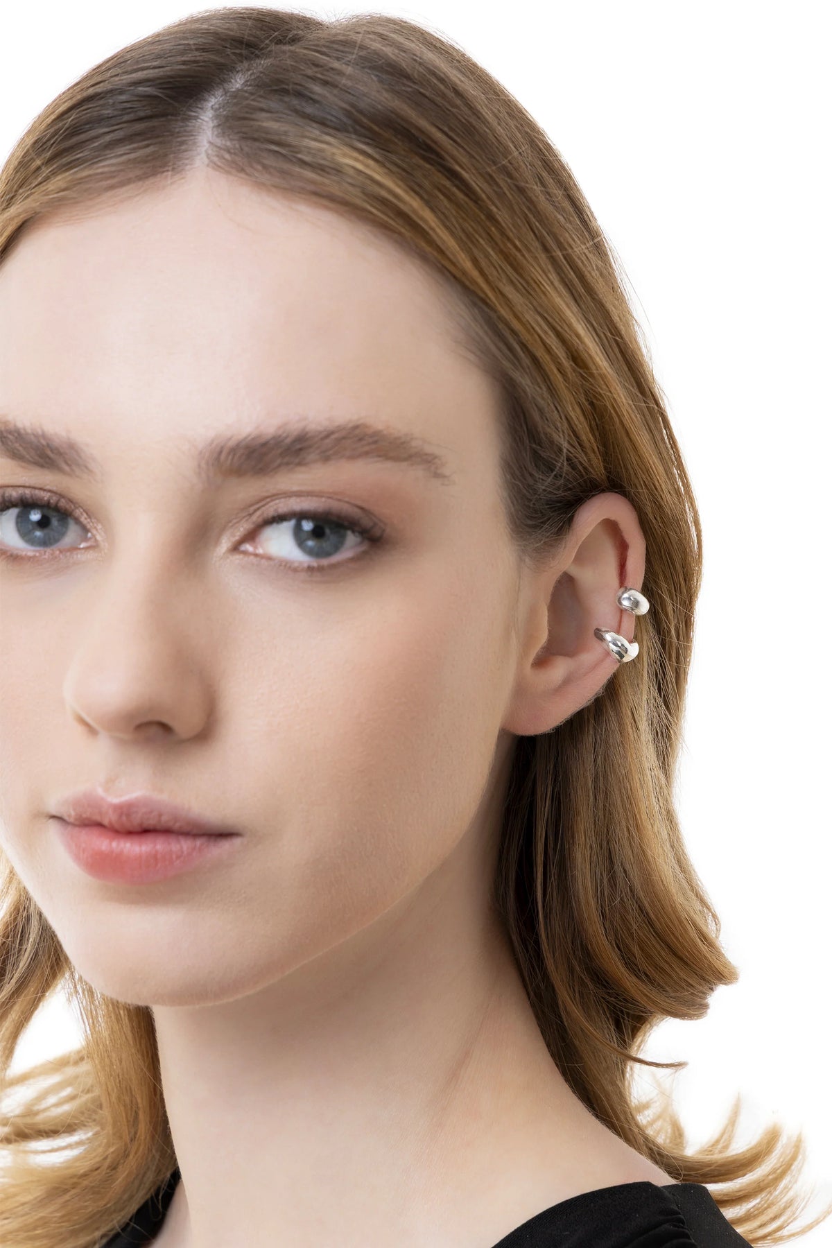 Ear cuff bombato set 2