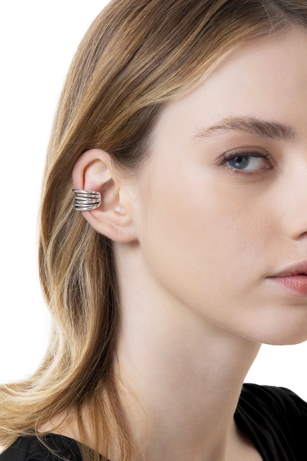 Ear cuff intrecciato