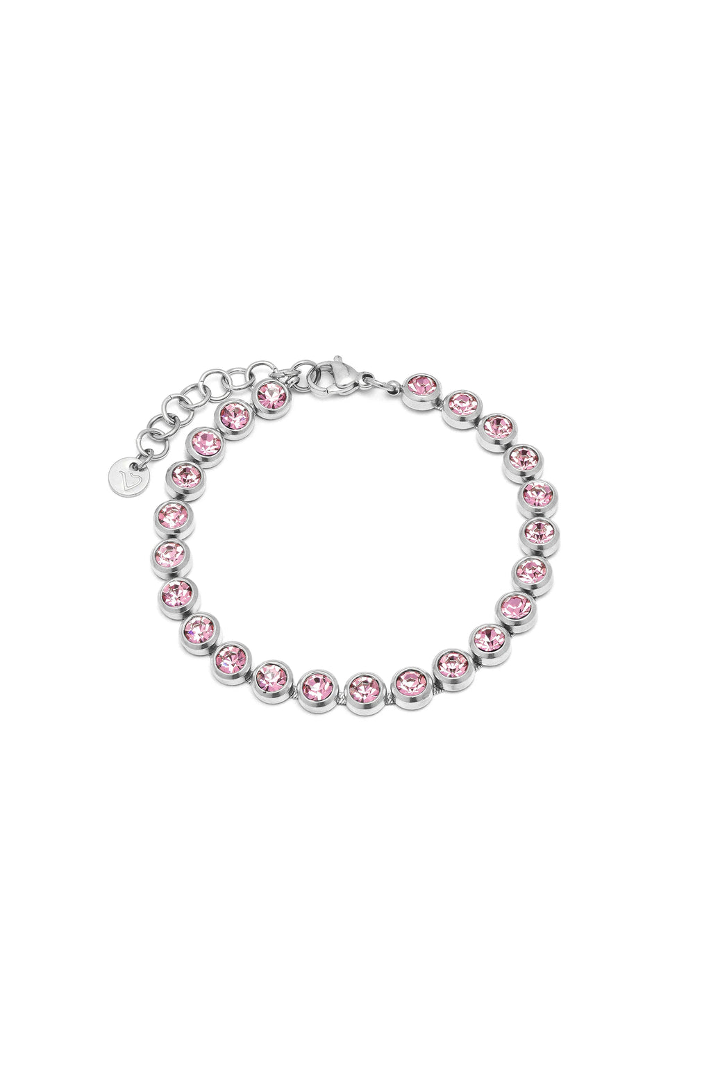 Bracciale tennis zirconi tondi
