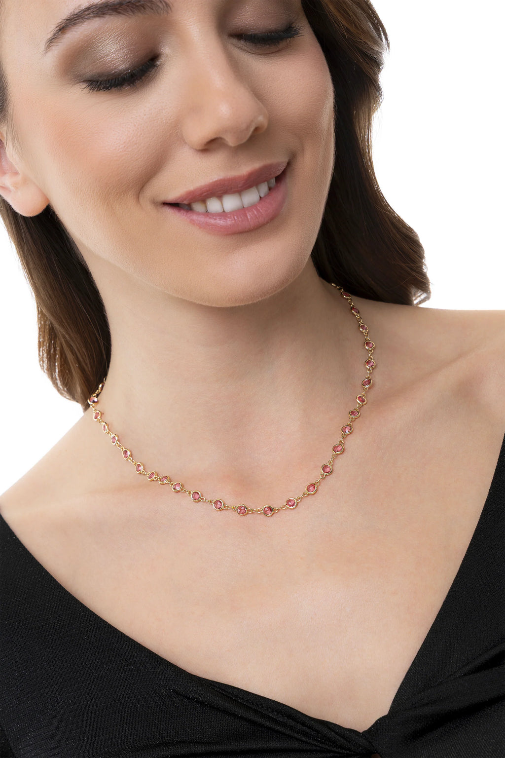 Collana tennis zirconi