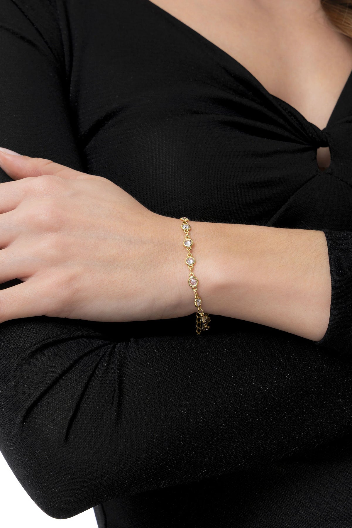 Bracciale tennis zirconi