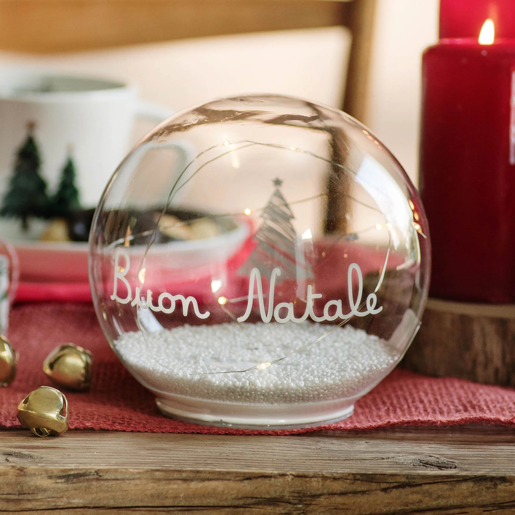 Palla Led Buon Natale