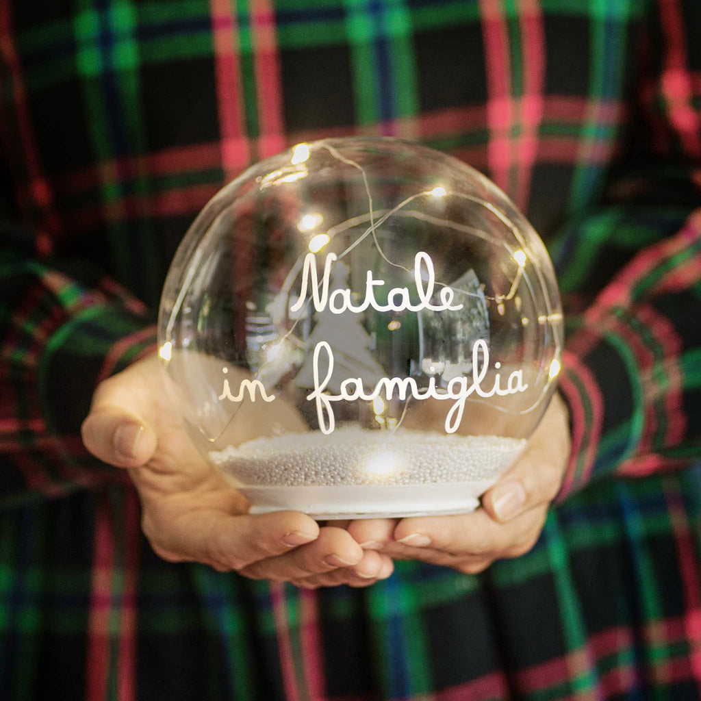 Palla Led Natale in famiglia
