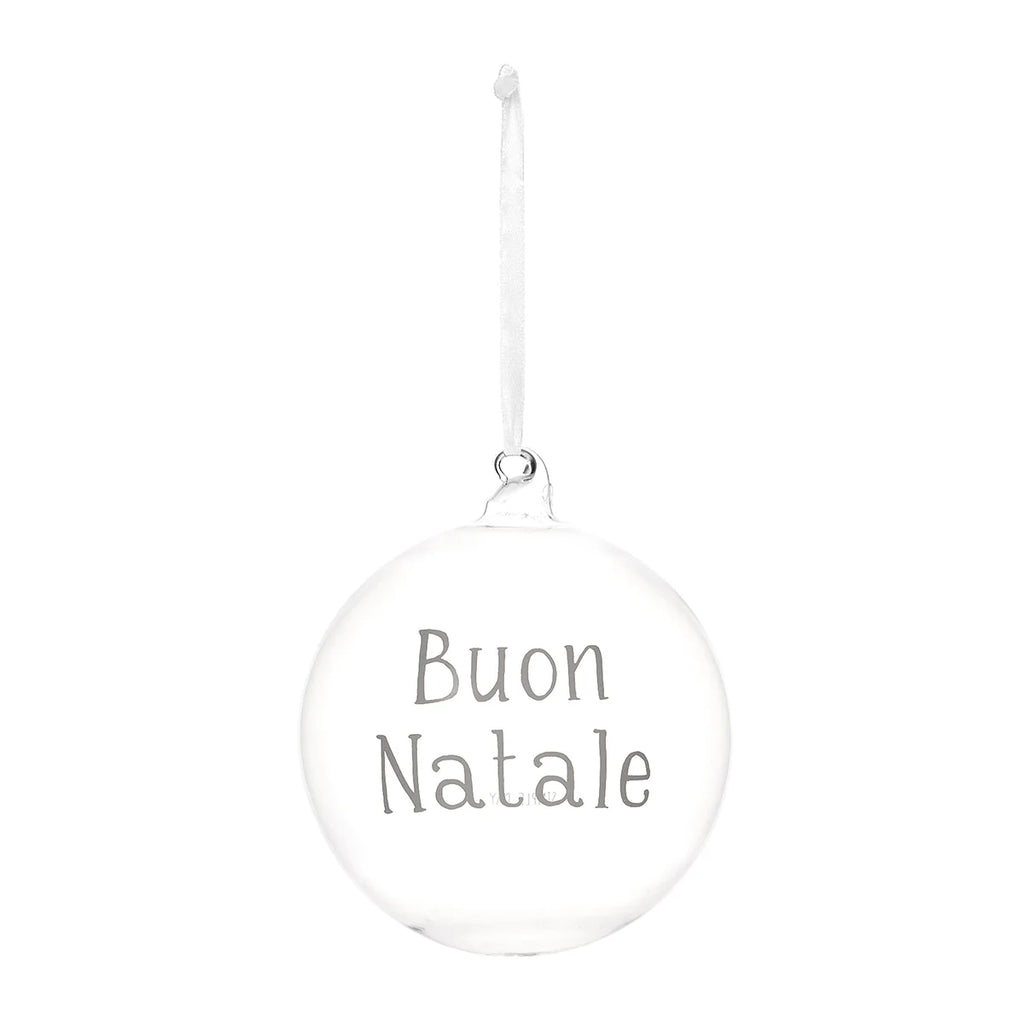 Pallina cuore Buon Natale