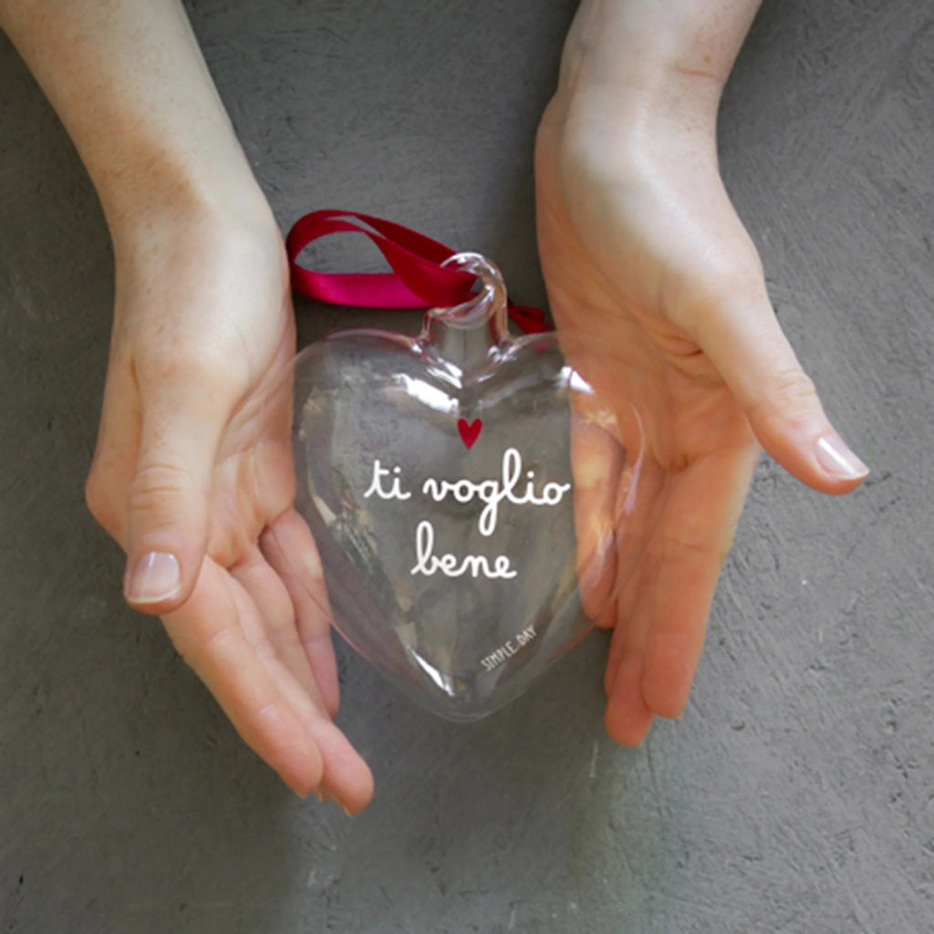 Pallina cuore Ti  voglio bene