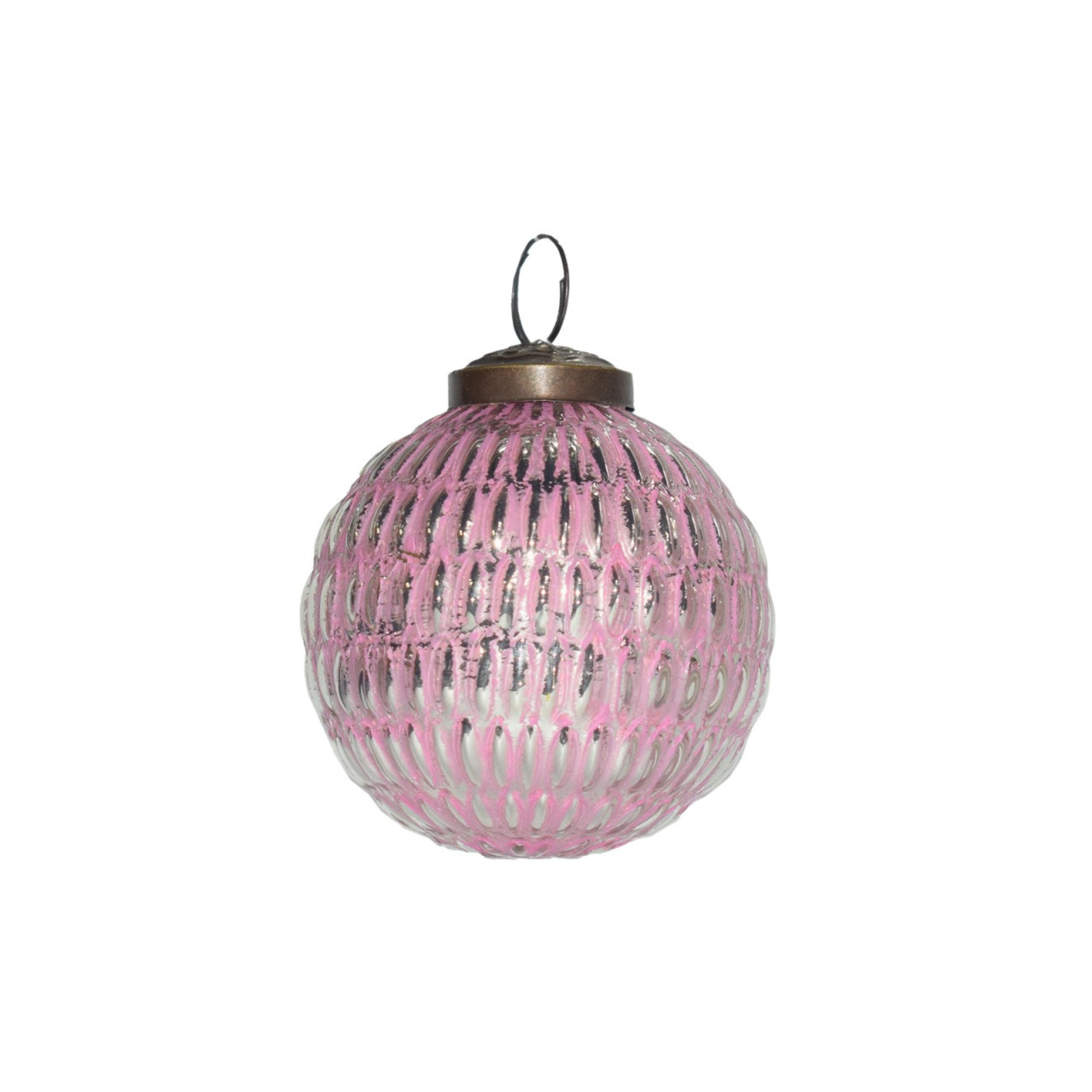 Pallina vetro rosa