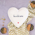 Set 2 piatti cuore Fai un bel sorriso
