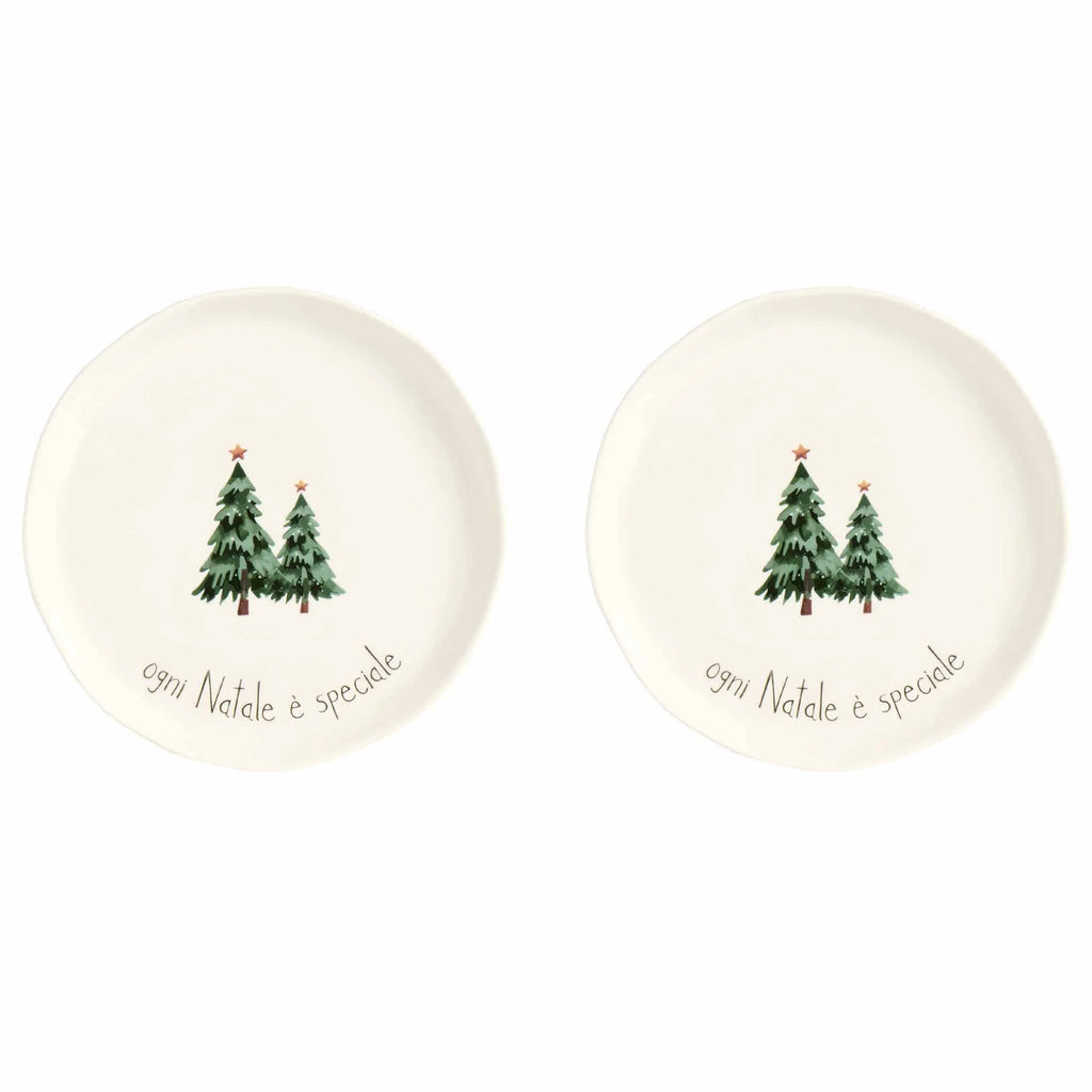 Set 2 piatti dessert Ogni Natale è speciale