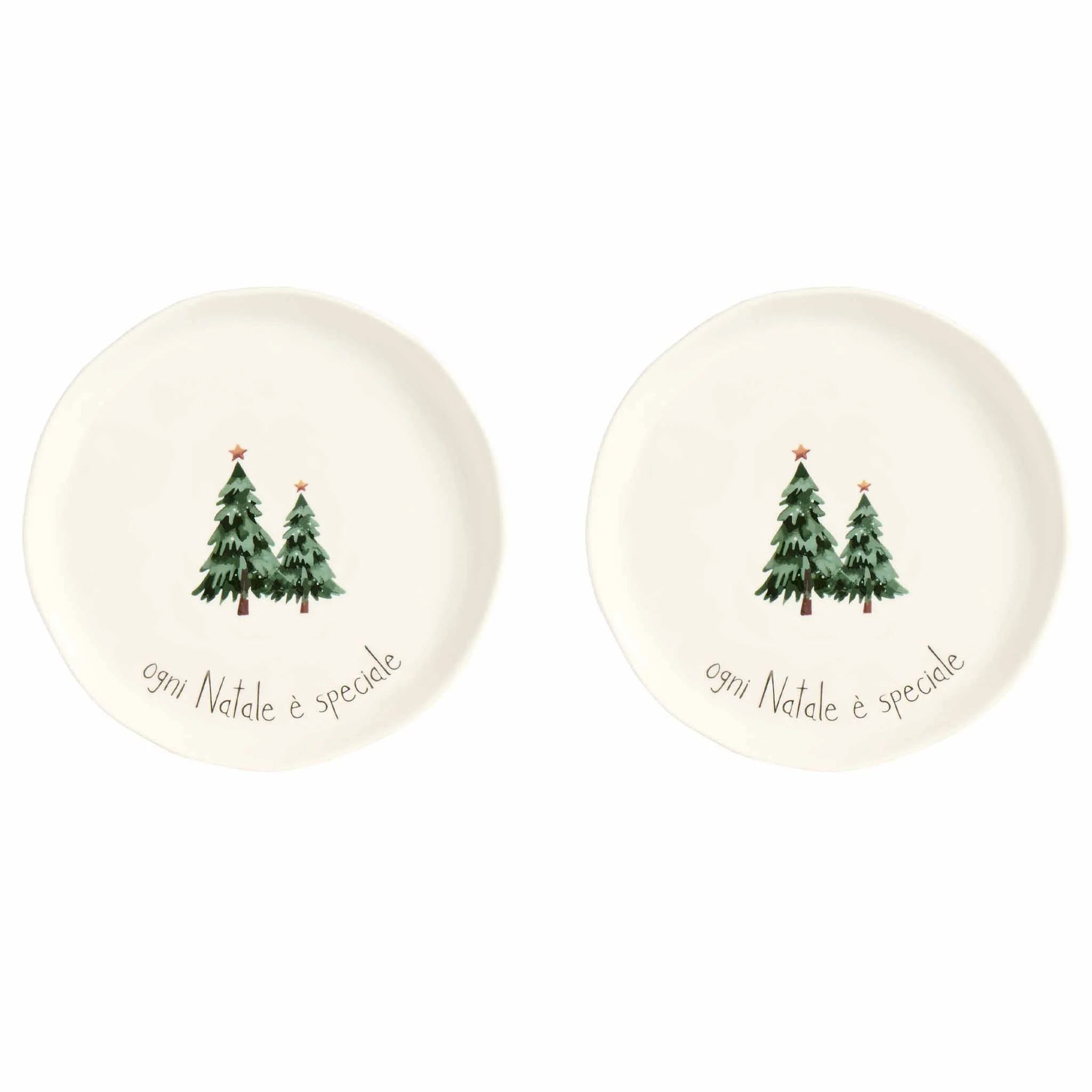 Set 2 piatti dessert Ogni Natale è speciale