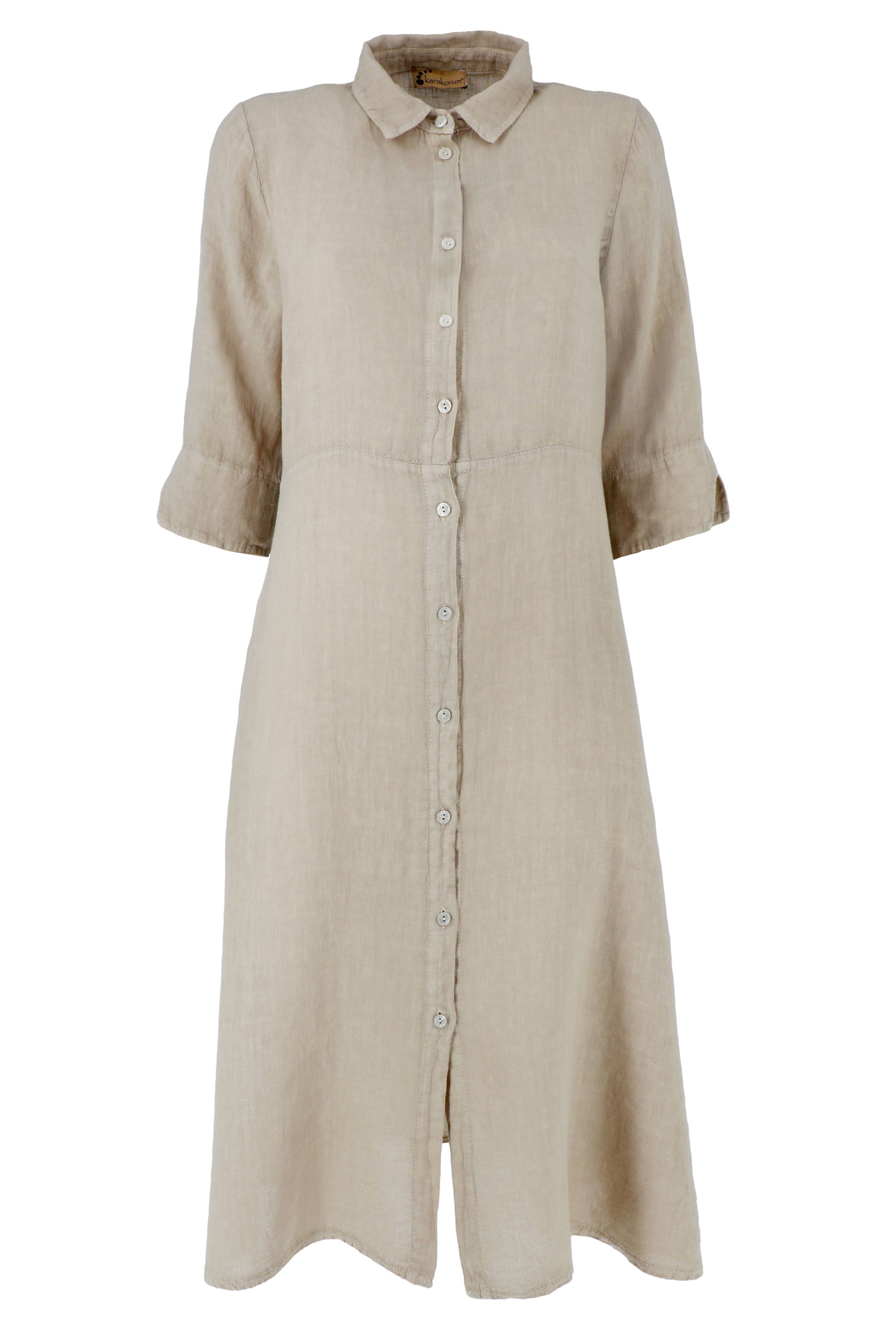 Vestito camicia Lindy beige