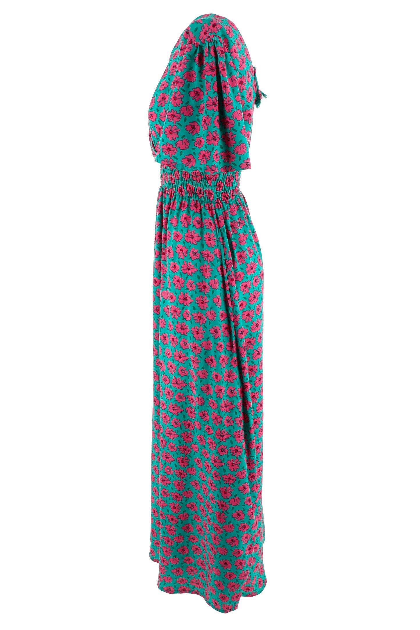 Vestito lungo Cosima fucsia