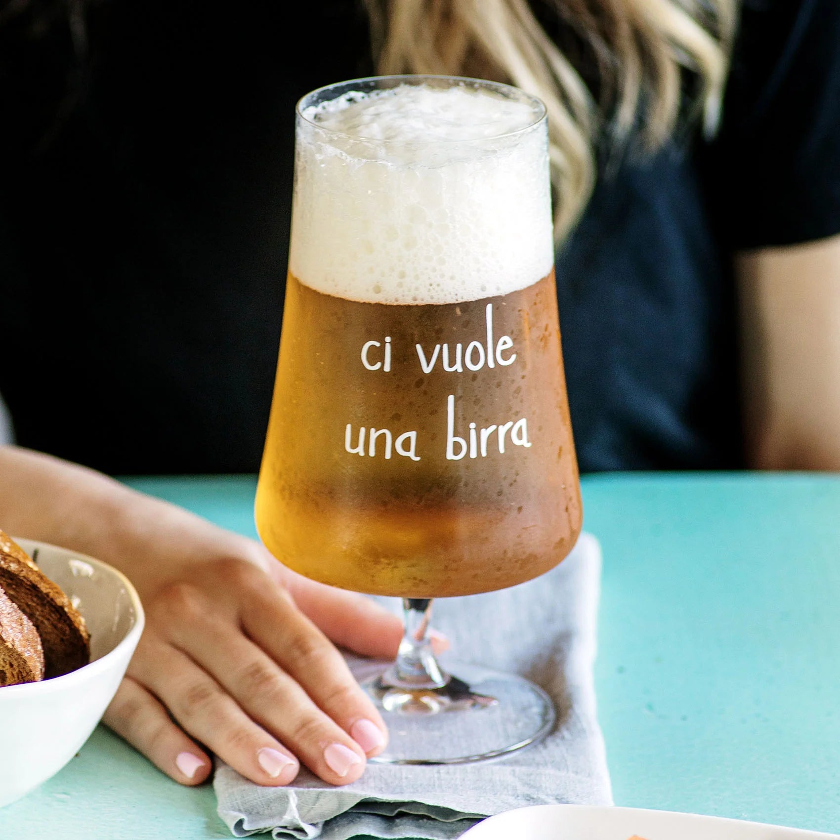 Set 2 Bicchieri birra Ci vuole una birra