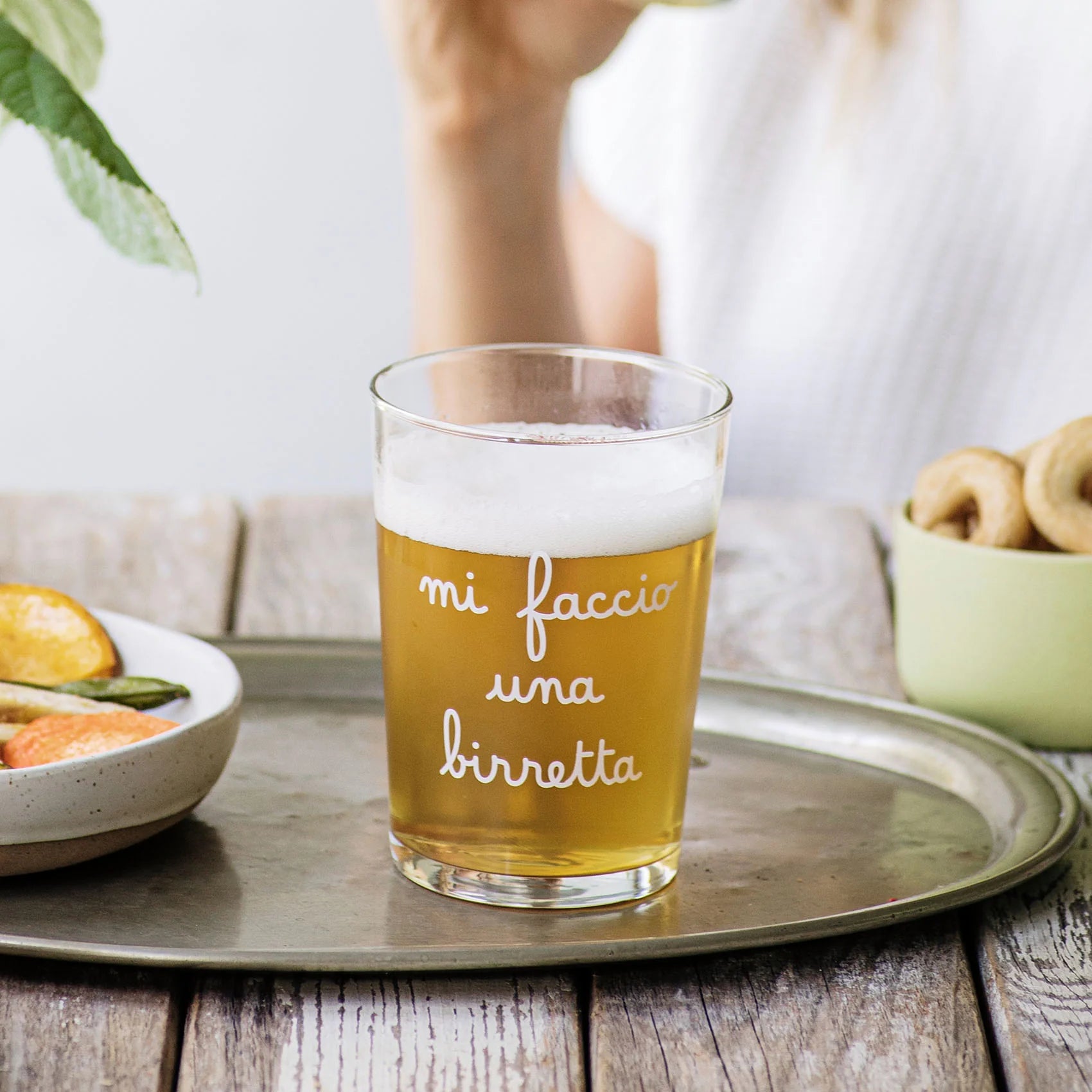 Bicchiere Mi faccio una birretta