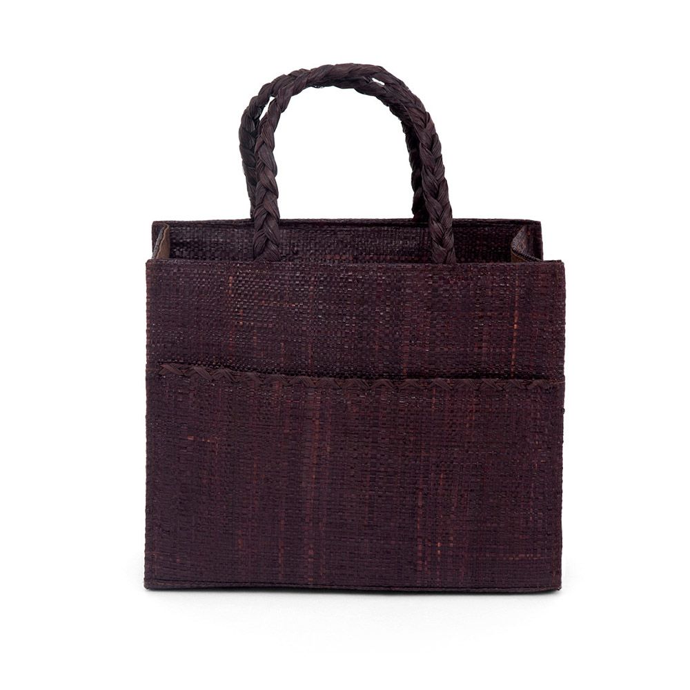 Borsa rafia rigida grande