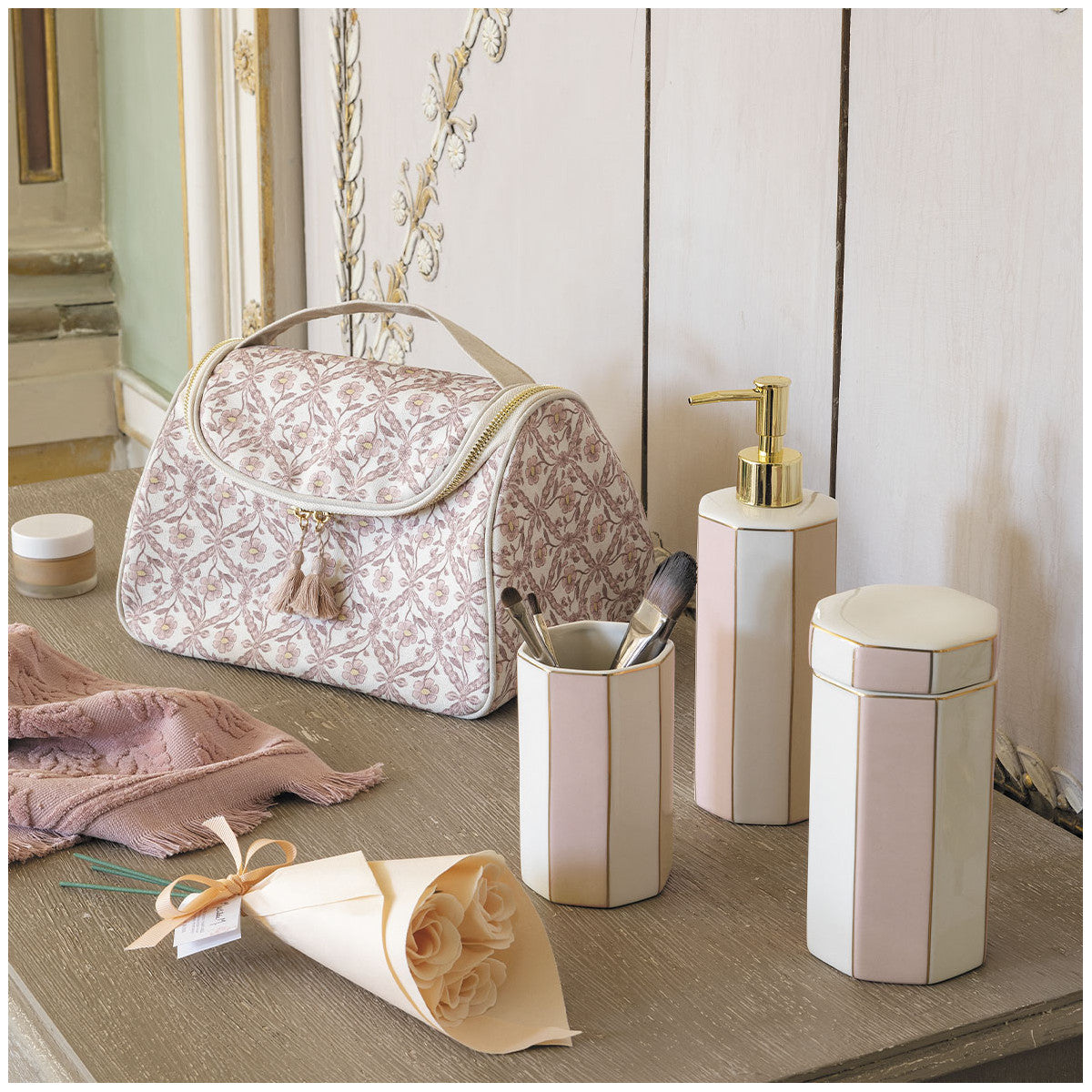 Bouquet di sapone a forma di rosa