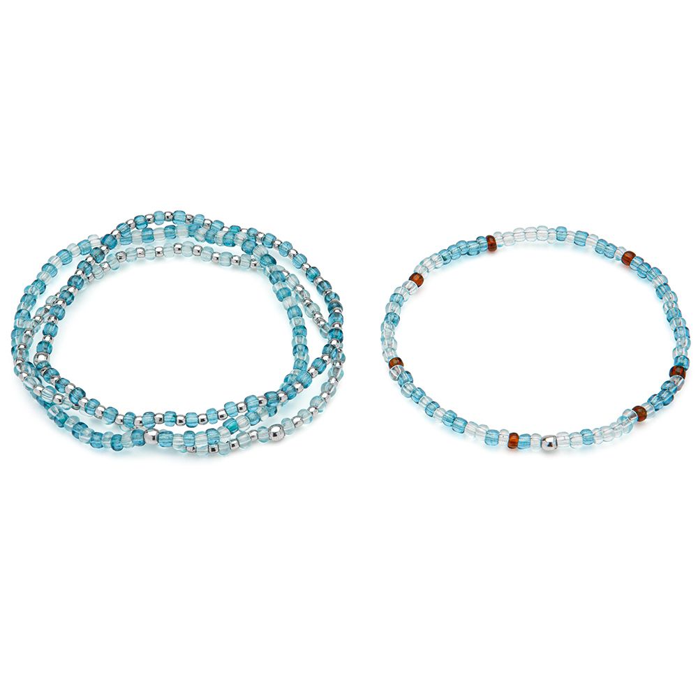 Bracciali elastici perline