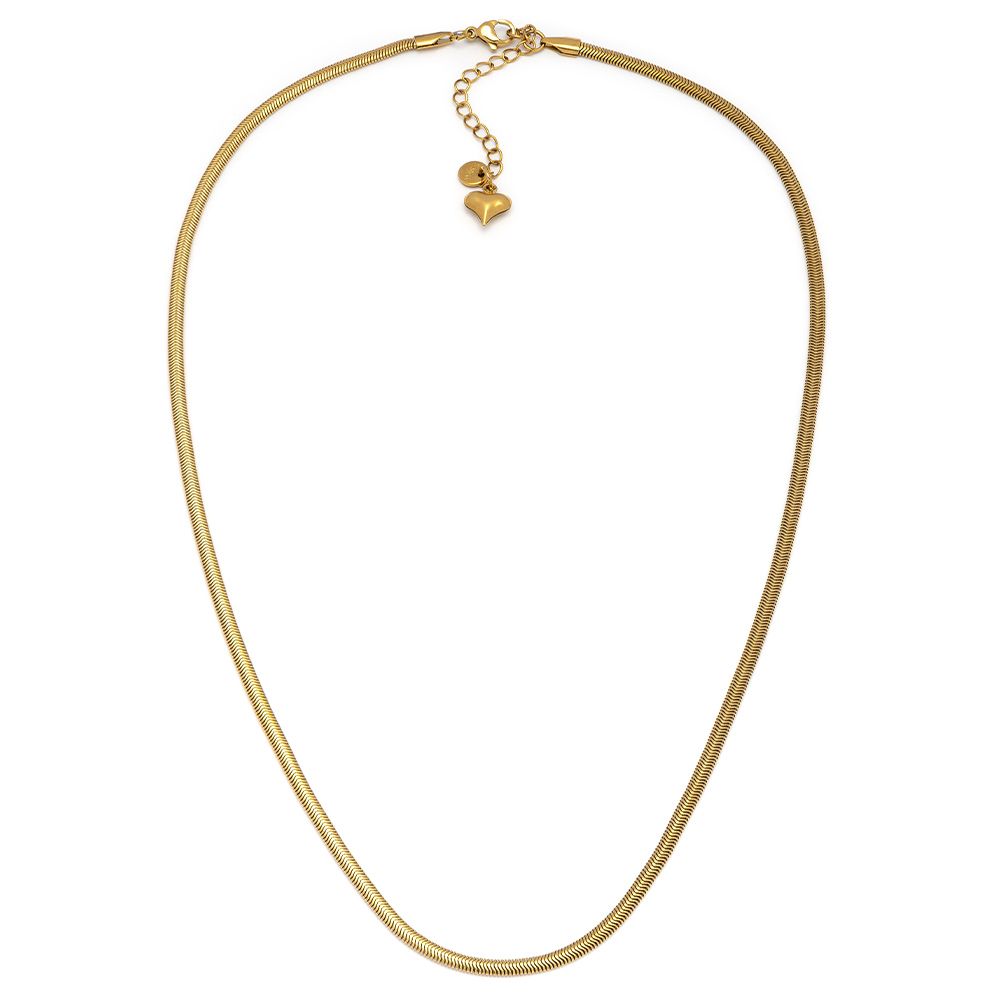 Collana snake piatta