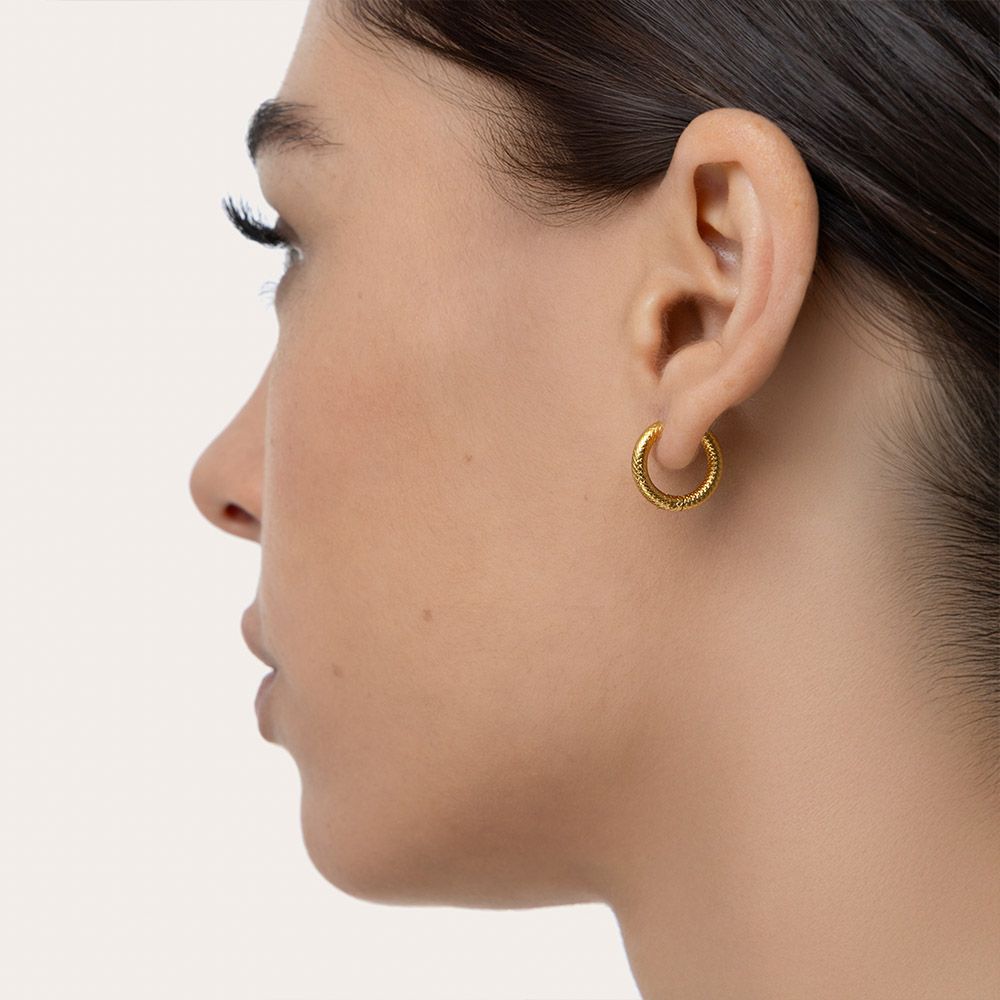 Orecchini hoops serpenti piccoli