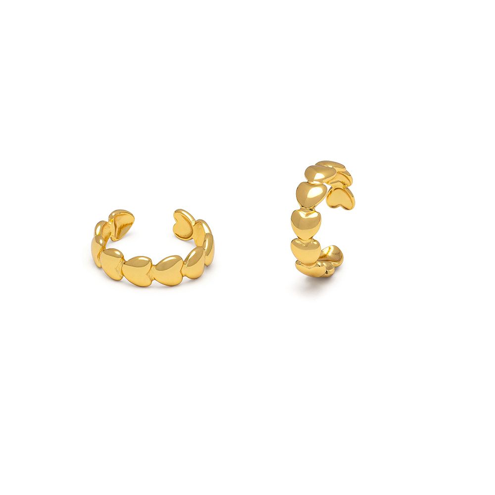 Anello cuori bold