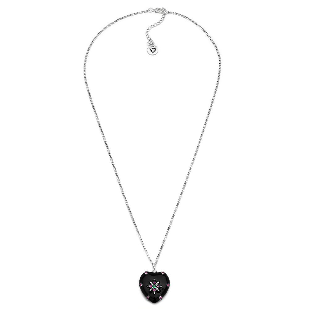 Pendente cuore nero