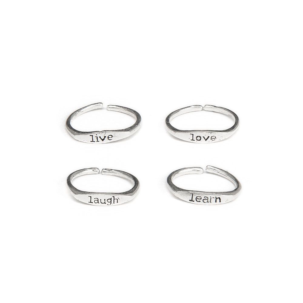 Anello live love laugh learn