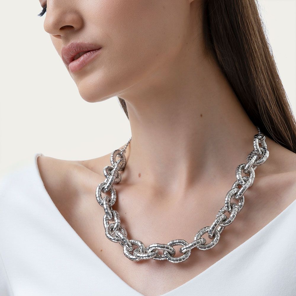 Collana catena serpenti