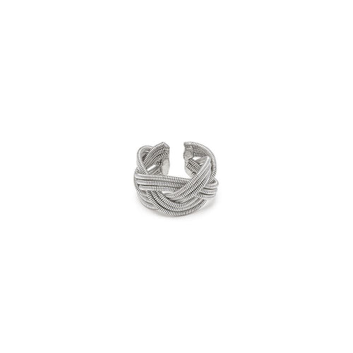Anello fascia treccia molla