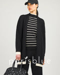 Cardigan lungo nero