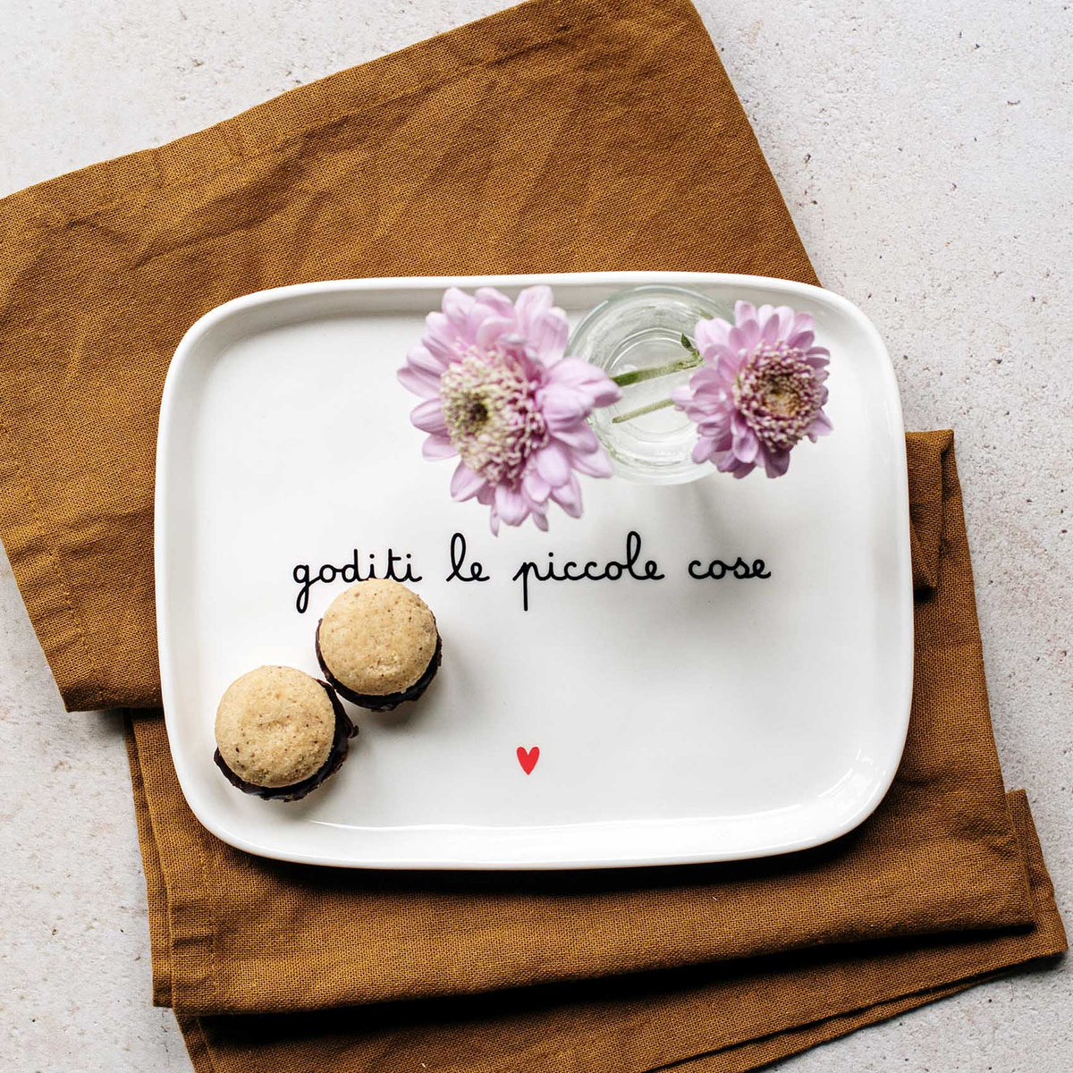 Piatto Goditi le piccole cose