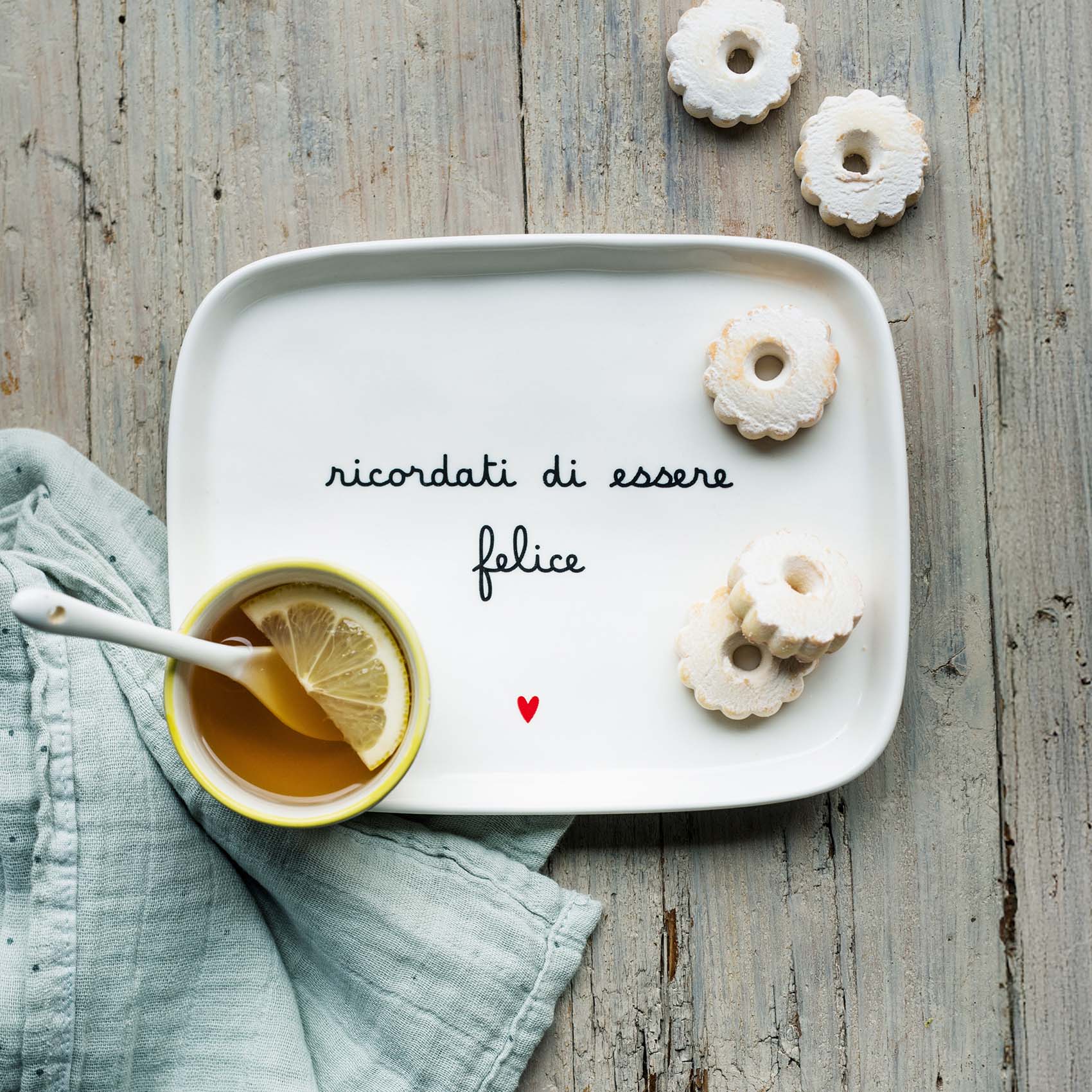 Piatto Ricordati di essere felice