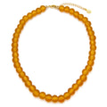 Collana beads - ambra chiara