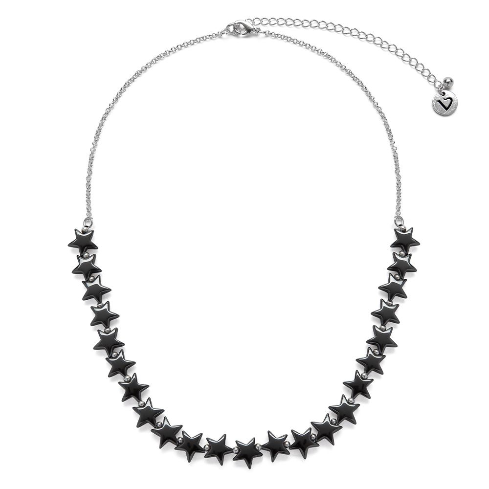Collana stelle ematite