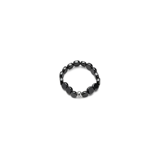 Anello elastico sfere piatte ematite