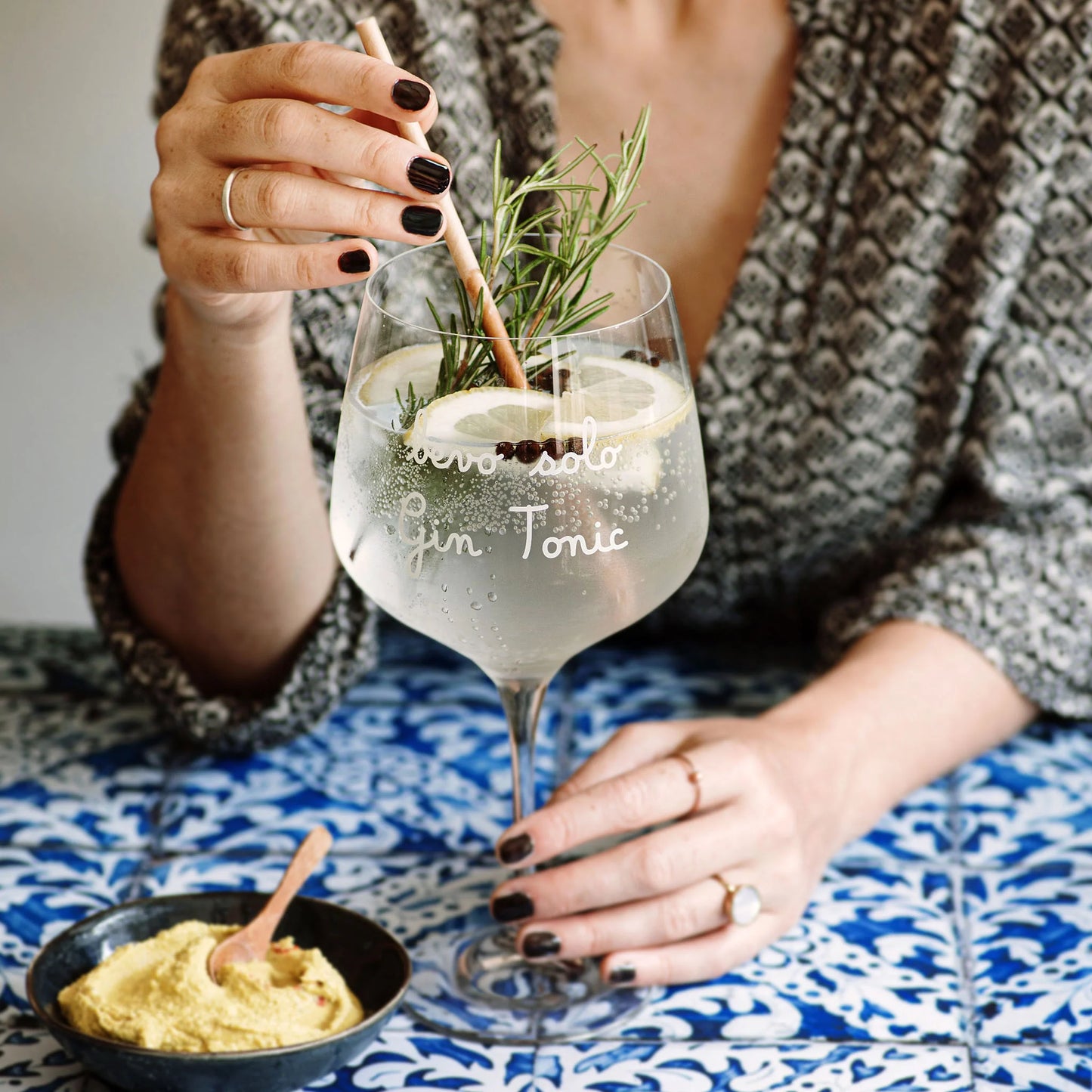 Set 2 calici Bevo solo gin tonic